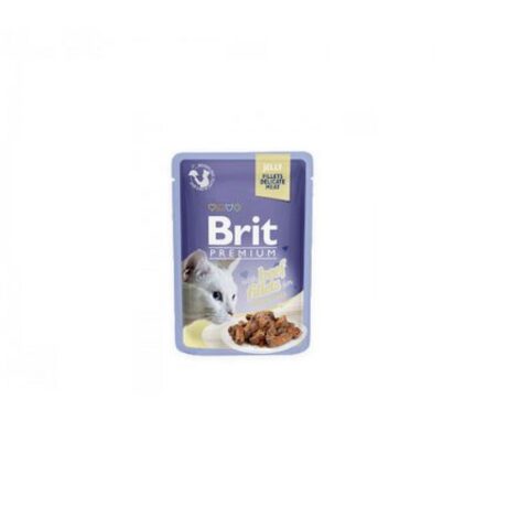 Hrana umeda pentru pisici Brit Cat Delicate Beef in Jelly set 8x 85 g