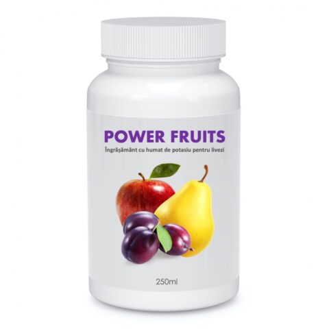 Ingrasamant cu humat de potasiu pentru livezi Power Fruits 250 ml SemPlus